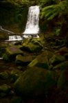 Horseshoe Falls In Mount Field National Park Stock Photo