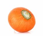 Pumpkin Isolated On The White Background Stock Photo