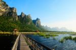 Bridge Of Sam Roi Yod National Park Stock Photo