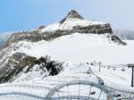 Winter In Alps Stock Photo