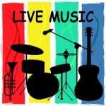 Live Music Shows Sound Track And Audio Stock Photo