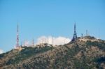 Benalmadena, Andalucia/spain - July 7 : View From Mount Calamorr Stock Photo