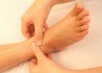 Reflexology Foot Massage, Spa Foot Treatment,thailand Stock Photo