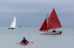 Sailing In The Torridge And Taw Estuary Stock Photo