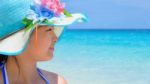 Happy Girl On The Beach At Thailand Stock Photo