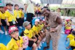 Kindergarten Students Visit The Zoo, In The Jul 15, 2016. Bangkok Thailand Stock Photo