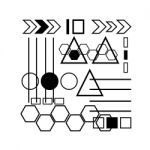 Abstract Geometry Symbol And Element  Illustration Backgro Stock Photo