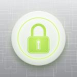 Technology Digital Cyber Security Lock Circle Stock Photo