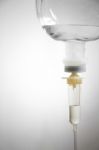 Saline Solution In Vignette Style Stock Photo