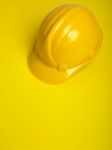 Yellow Hard Hat Stock Photo