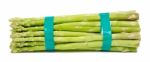 Asparagus Isolated On The White Background Stock Photo