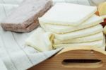 Breads On Tray Stock Photo