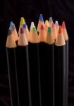 Colored Pencils Stock Photo