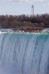 The Niagara Falls Background Stock Photo