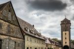 Old Buildings In Rothenburg Stock Photo