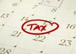 Tax Day Stock Photo