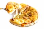 Hawaiian Pizza Stock Photo