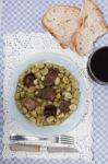 Typical Stew Of Fava Beans Stock Photo