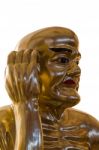 Close Up Of Chinese Golden Monk Stock Photo