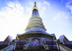 Pagoda At Inthanon Mountain Stock Photo