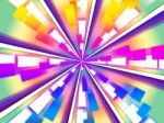 Wheel Background Means Beams Chromatic And Rectangles
 Stock Photo