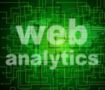 Web Analytics Indicates Optimizing Information And Searching Stock Photo