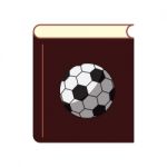 Soccer Football Book Icon  Illustration Stock Photo