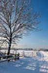 Winter Scene In East Grinstead Stock Photo