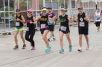 Bangkok Thailand - May 29 : Sport And Healthy People Running In Bangkok Port Mini Marathon Event On May 13 , 2016 In Bangkok Thailand Stock Photo