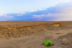 Camp In The Desert In Egypt Stock Photo