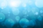 Deep Ble Sea Tone Bokeh Background Stock Photo