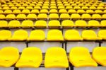 Seats In Stadium Stock Photo