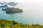 High Angle View Mu Ko Ang Thong Stock Photo