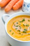 Pumpkin Soup Stock Photo