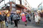 Tokyo, Japan - November 24 : Crowd At Takeshita Street Harajuku Stock Photo