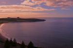 View Of Beach And Ocean At Stanley, Tasmania Stock Photo