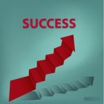 Stairs To Success Stock Photo