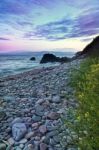 Stones And Coastline Stock Photo