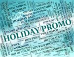 Holiday Promo Showing Go On Leave And Time Off Stock Photo