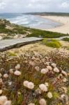 Beautiful Coastline Of Sagres Stock Photo