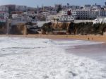 Albufeira, Southern Algarve/portugal - March 10 : View Of The Be Stock Photo