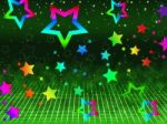 Rainbow Stars Background Shows Heavens And Astronomy
 Stock Photo