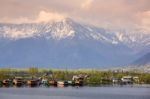 Lifestyle  Local Village Mountain Background  Along  The Border Stock Photo