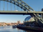 Newcastle Upon Tyne, Tyne And Wear/uk - January 20 : View Of The Stock Photo