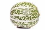 Green Striped Pumpkin Stock Photo