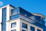 Upper Floor Of The Business Center Stock Photo