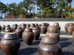 Korean Traditional Jars Stock Photo
