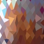 Cocoa Brown Abstract Low Polygon Background Stock Photo