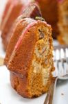 Chestnut Cake Bread Dessert Stock Photo