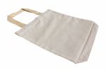 White Cotton Bag Stock Photo